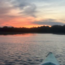 Nature Adventures Outfitters - Sunset back toward Mount Pleasant