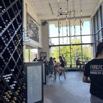 Firefly Restaurant - I liked the tall hanging lights - Tapas/Small Plates Near Me - Traverse City, Michigan