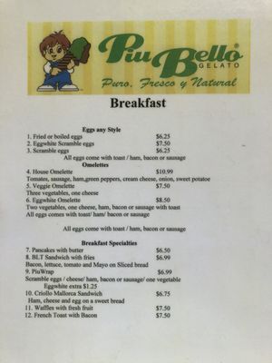 Menu photo 7 Piu Bello San Juan, PR Menu photo 7 Piu Bello San Juan, PR