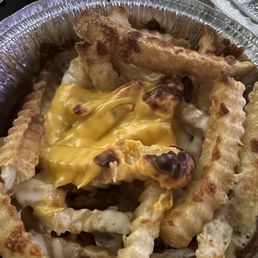I ordered some mozzarella cheese fries and this what came. They were horrible I ordered some mozzarella cheese fries and this what came. They were horrible