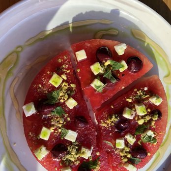 Ahso Restaurant - Watermelon Carpaccio - New American Near Me - Brambleton, Virginia