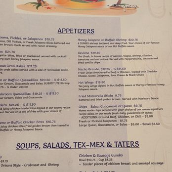 GuadalaHARRY's Bar & Grill - menu - Cocktail Bars Near Me - Conroe, Texas