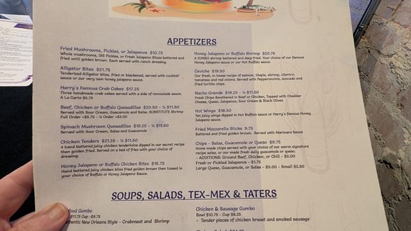 Menu photo 1 GuadalaHARRY's Bar & Grill Conroe, TX