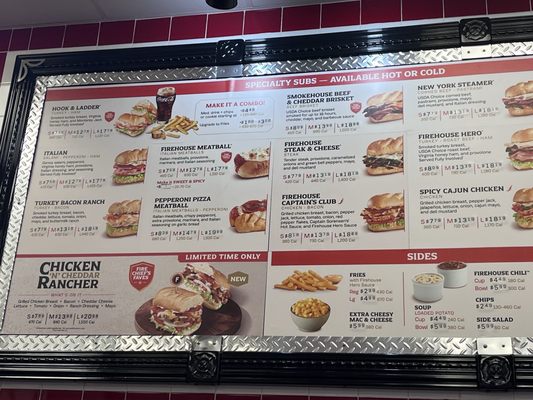 Menu photo 2 Firehouse Subs Palm Springs, CA Menu photo 2 Firehouse Subs Palm Springs, CA