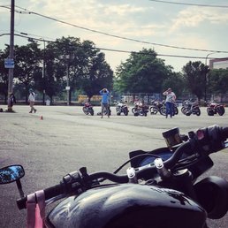 Parking lot across from United Center, Honda Rebels in the background. Parking lot across from United Center, Honda Rebels in the background.
