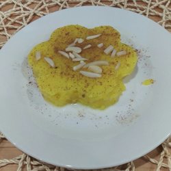 Javan Persian Restaurant - Saffron rice pudding. Delicious