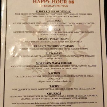Morrison - HH Food Menu - Gastropubs Near Me - Los Angeles, California Morrison - HH Food Menu - Gastropubs Near Me - Los Angeles, California