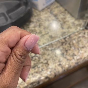 Nail Trix - Thick nails with chipping pant and streaks. - Nail Salons Near Me - Bowie, Maryland Nail Trix - Thick nails with chipping pant and streaks. - Nail Salons Near Me - Bowie, Maryland