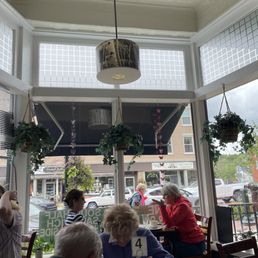 View from our table looking out the front window