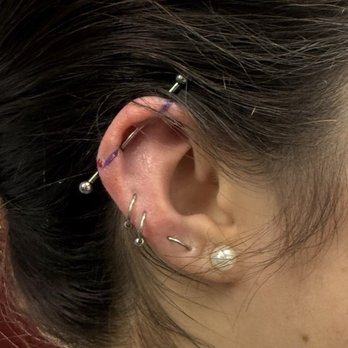 Body Ritual - day i got my industrial - Tattoo Near Me - Milwaukee, Wisconsin