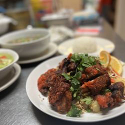 C R Noodle House Lao & Thai Restaurant - Crispy duck