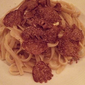 Michael's On Naples - linguini with Truffle (special of the day/market price): House made linguini under a perfectly poached quail egg with shaved truffles. - Italian Near Me - Long Beach, California Michael's On Naples - linguini with Truffle (special of the day/market price): House made linguini under a perfectly poached quail egg with shaved truffles. - Italian Near Me - Long Beach, California