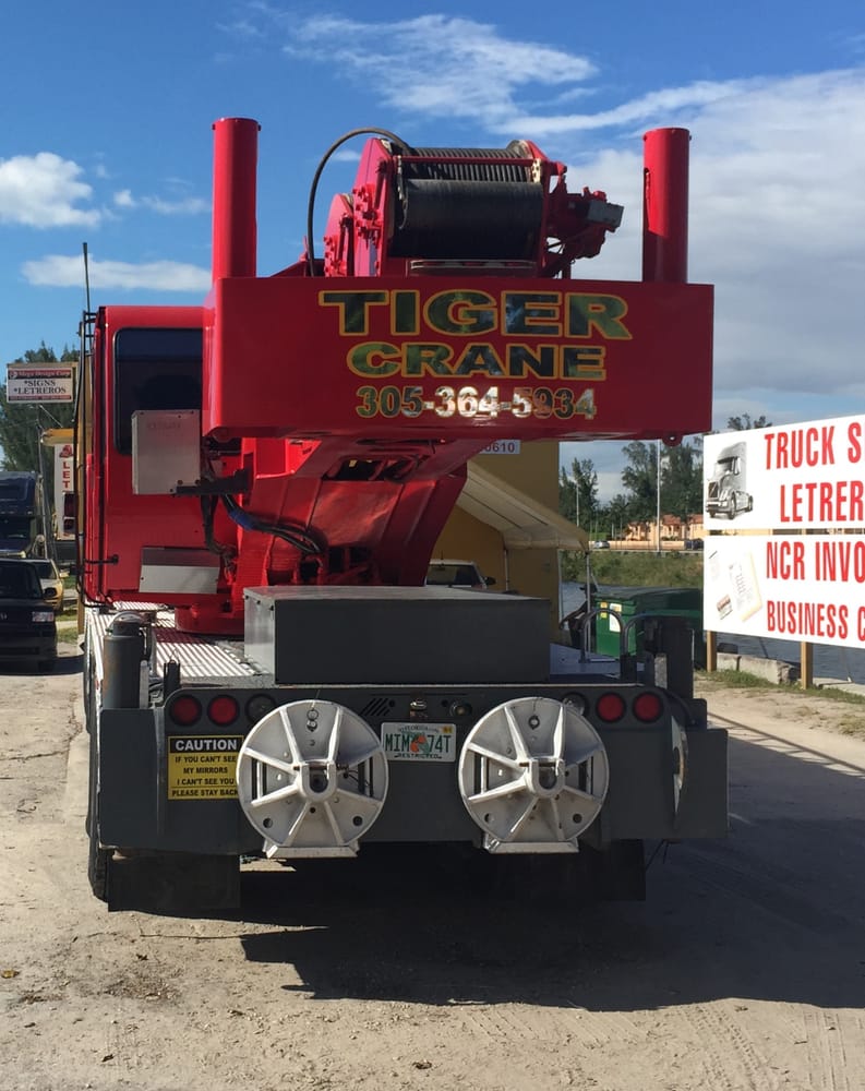 TIGER CRANE SERVICES Updated August 2024 10330 NW 129th St, Hialeah