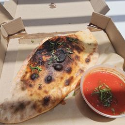 Burnt sausage calzone (regular size) Burnt sausage calzone (regular size)