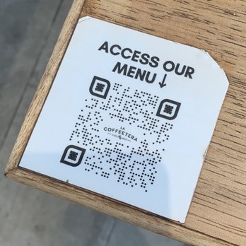 La Coffeetera - QR code on each table to see their full menu - Coffee & Tea Near Me - San Juan, Puerto Rico La Coffeetera - QR code on each table to see their full menu - Coffee & Tea Near Me - San Juan, Puerto Rico
