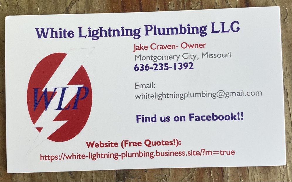 Slide of White Lightning Plumbing