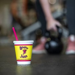 Booster Juice - We serve 50+ smoothies in 2 sizes
Regular 710ml and a Snack 355ml