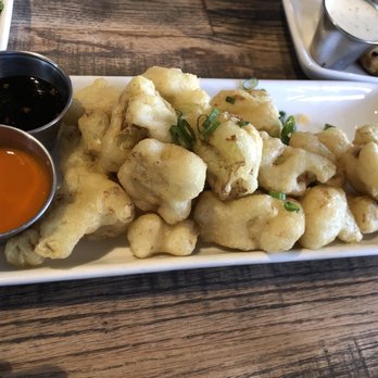 Happiest Hour - Fried Tempura Cauliflower - Cocktail Bars Near Me - Dallas, Texas Happiest Hour - Fried Tempura Cauliflower - Cocktail Bars Near Me - Dallas, Texas