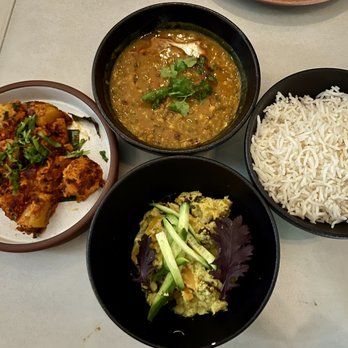 Copra - Vegetable of the Day: Urulai Podi Varuval, Mung Bean Pappu, Butternut Squash - Indian Near Me - San Francisco, California