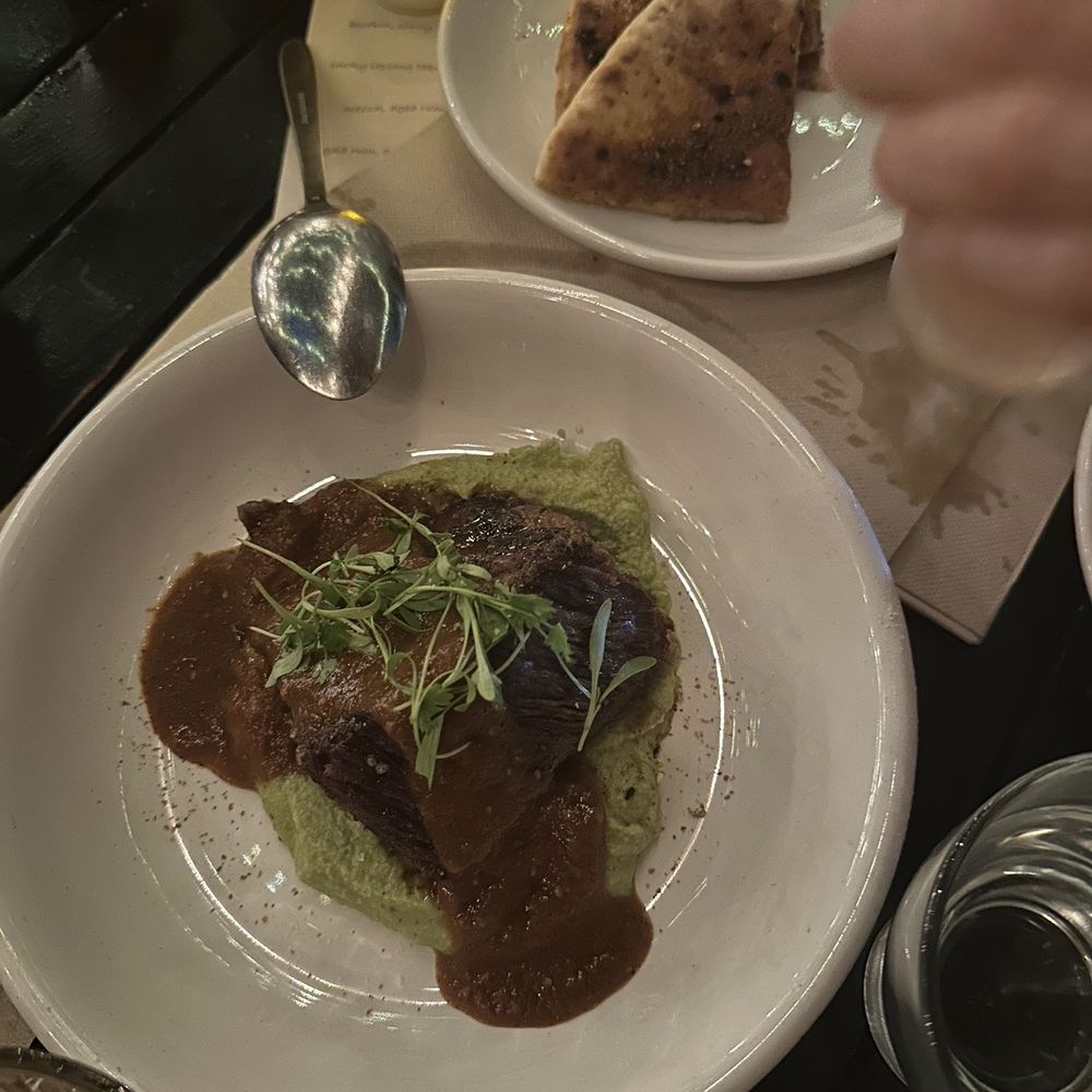 Traif - Braised short rib with hummus and pita - New American Near Me - Brooklyn, New York