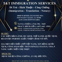 T&T Immigration Services - Address and services