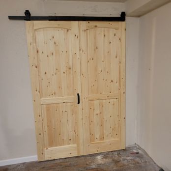 Cochran Family Construction - We hung this bi-fold sliding door. - Garage Door Services Near Me - Topeka, Kansas