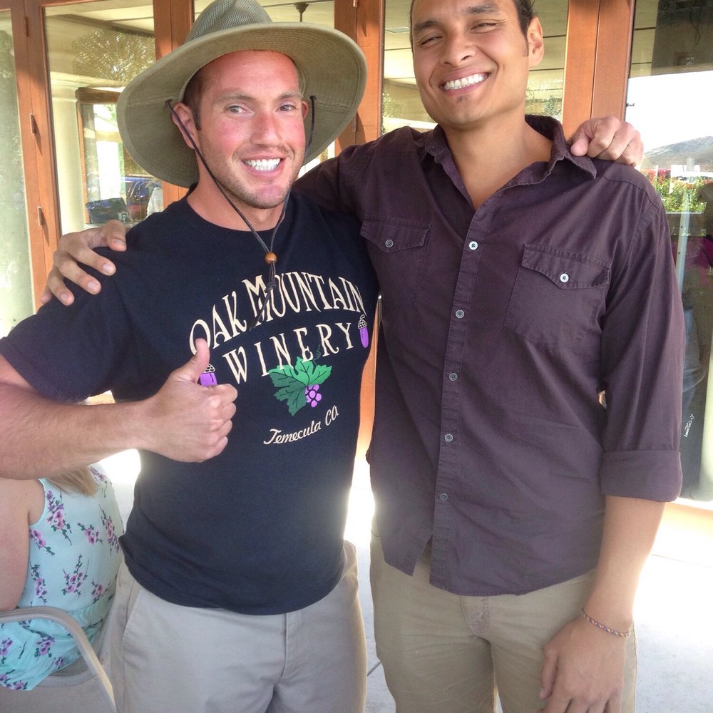 Oak Mountain Winery - Jungle Joe and my boyfriend. We had a great time, it was a fun day! Learned a lot and tasted a lot of great wine and cheese. - Wineries Near Me - Temecula, California Oak Mountain Winery - Jungle Joe and my boyfriend. We had a great time, it was a fun day! Learned a lot and tasted a lot of great wine and cheese. - Wineries Near Me - Temecula, California