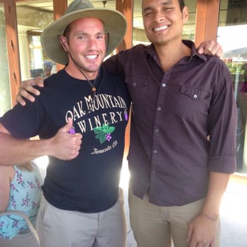 Oak Mountain Winery - Jungle Joe and my boyfriend. We had a great time, it was a fun day! Learned a lot and tasted a lot of great wine and cheese. - Wineries Near Me - Temecula, California Oak Mountain Winery - Jungle Joe and my boyfriend. We had a great time, it was a fun day! Learned a lot and tasted a lot of great wine and cheese. - Wineries Near Me - Temecula, California