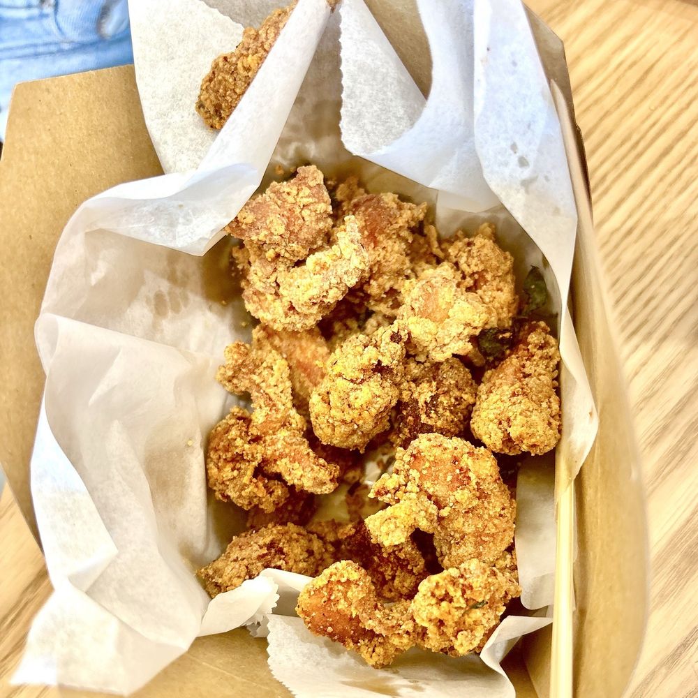 Tea Nami - Mild flavor popcorn chicken (not at all spicy, no kick). - Coffee & Tea Near Me - Westminster, California Tea Nami - Mild flavor popcorn chicken (not at all spicy, no kick). - Coffee & Tea Near Me - Westminster, California