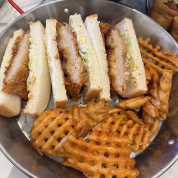 Katsu Bar - Rosemary Chicken Katsu sando with berry sauce - Japanese Near Me - Happy Valley, Oregon Katsu Bar - Rosemary Chicken Katsu sando with berry sauce - Japanese Near Me - Happy Valley, Oregon