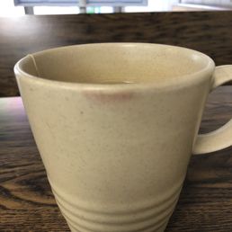 Lipstick on mug. Lipstick on mug.