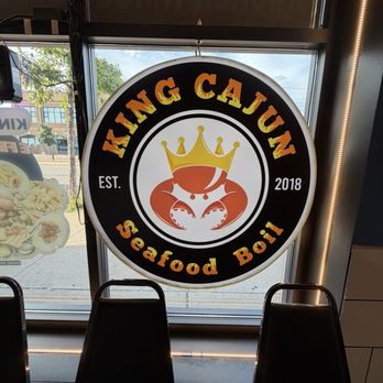 King Cajun - Waiting Area/Sign right by entrance - Seafood Near Me - Saint Paul, Minnesota