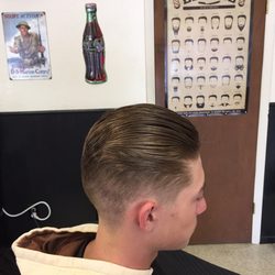Hunter's Barber Shop - Classic Tapered Slickback