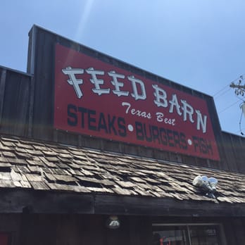Feed Barn - Outside sign - New American Near Me - Bryan, Texas