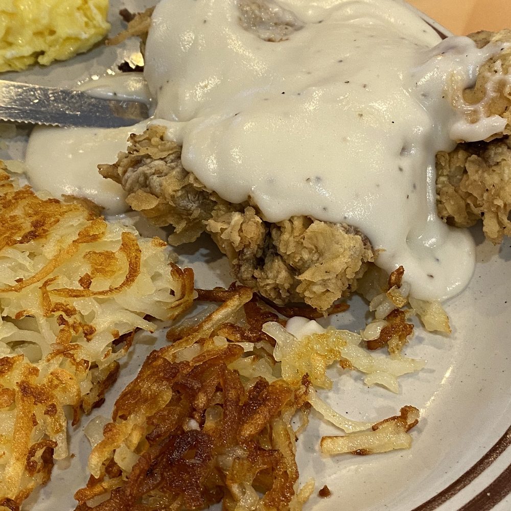 Judy's Cafe - Split Chicken Fried Chicken & 2 Eggs - American Near Me - Garland, Texas Judy's Cafe - Split Chicken Fried Chicken & 2 Eggs - American Near Me - Garland, Texas