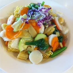 Seafood egg noodle stir fry Seafood egg noodle stir fry