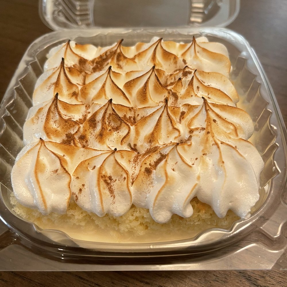 Chick Houz - a dessert in a plastic container - Peruvian Near Me - Humble, Texas