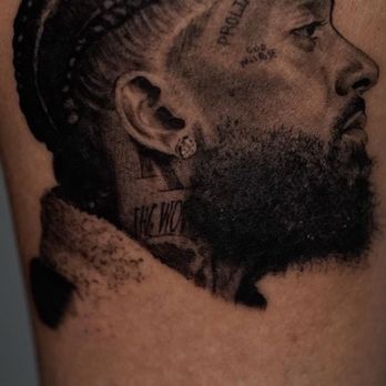Malaka Tattoo Collective - Nipsey Hussle check out the detail - Tattoo Near Me - Los Angeles, California Malaka Tattoo Collective - Nipsey Hussle check out the detail - Tattoo Near Me - Los Angeles, California