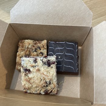 Culinary Combo Bakery - Chewy bar, brownie, raspberry bar. GET THE CHEWY BAR - Desserts Near Me - Southfield, Michigan Culinary Combo Bakery - Chewy bar, brownie, raspberry bar. GET THE CHEWY BAR - Desserts Near Me - Southfield, Michigan