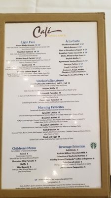 Menu photo 2 Cafe Sinclair's West Baden, IN Menu photo 2 Cafe Sinclair's West Baden, IN