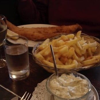 North Sea Fish Restaurant - Fried haddock and chips - Seafood Near Me - London, XGL