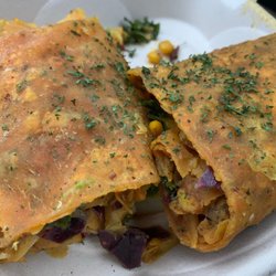 Eyeza Vegan - Curry roti- AMAZING!!