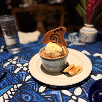 Mama's Fish House - Banana Macadamia Nut Crisp - Seafood Near Me - Paia, Hawaii Mama's Fish House - Banana Macadamia Nut Crisp - Seafood Near Me - Paia, Hawaii