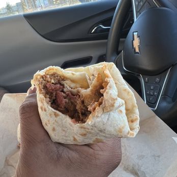 Taco Bell - Raw meat (Cheesy Double Beef Burrito) - Fast Food Near Me - Mount Pocono, Pennsylvania