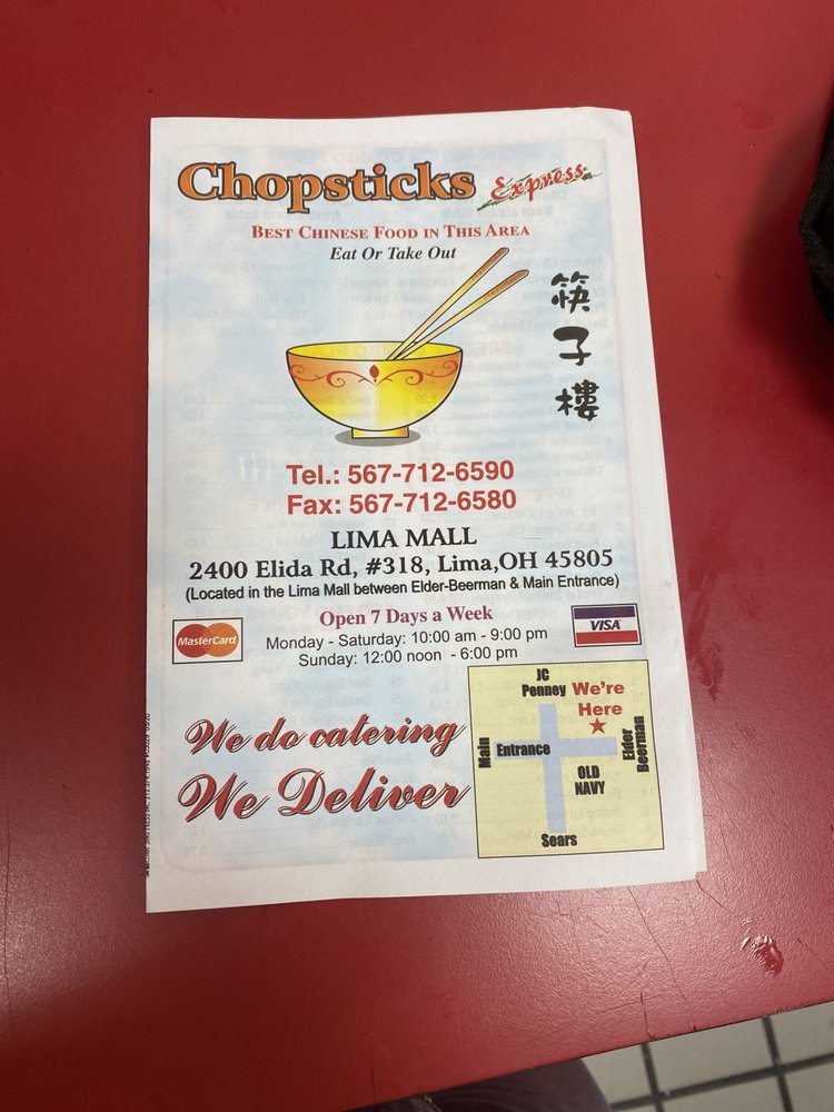 CHOPSTICKS EXPRESS Updated July 2024 32 Photos 2400 Elida Rd