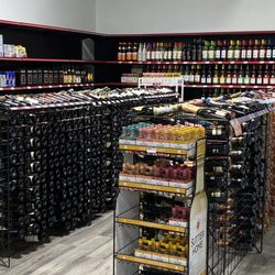 Premier Liquor - Wine section