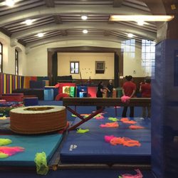 Spotlight Gymnastics - Main practice room.
