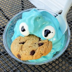 Walker Bros Ice Cream - Cookie Monster at Walker Brothers