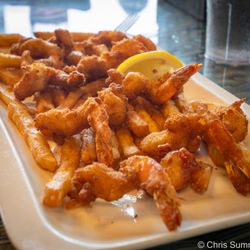 Sharky's Waterfront Grill - Fried Shrimp platter