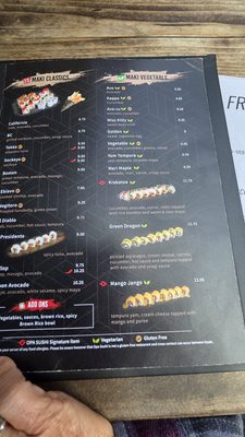 Menu photo 3 Opa Sushi Bar Prince Rupert, BC Menu photo 3 Opa Sushi Bar Prince Rupert, BC